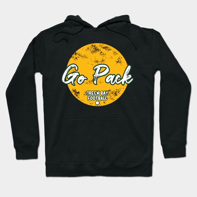 Green Bay Packers - Go Pack Hoodie by FootballBum